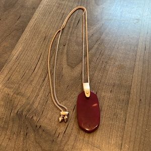 Kendra Scott Red Pendant Necklace